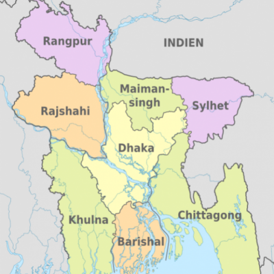 Karte von Bangladesh